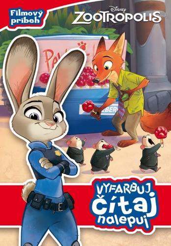 Obrázok Zootropolis - Filmový príbeh - vyfarbuj, čítaj, nalepuj