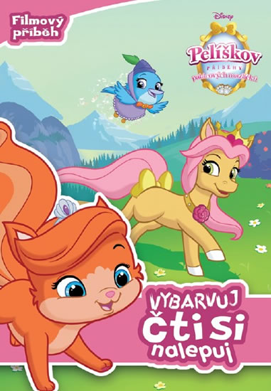 Obrázok Pelíškov Příběhy palácových mazlíčků - Filmový příběh - Vybarvuj, čti si, nalepuj