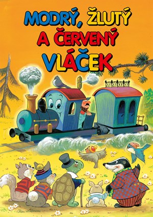 Obrázok Modrý, žlutý a červený vláček