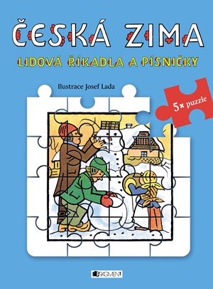 Obrázok Lidová říkadla a písničky s puzzle - Česká zima - Josef Lada