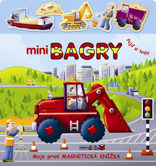 Obrázok Mini bagry - Moje první magnetická knížka