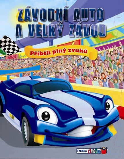 Obrázok Závodní auto a velký závod - Příběh plný