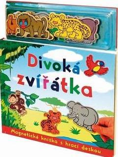 Obrázok Divoká zvířátka - Magnetická knížka s hrací deskou -4.vydání