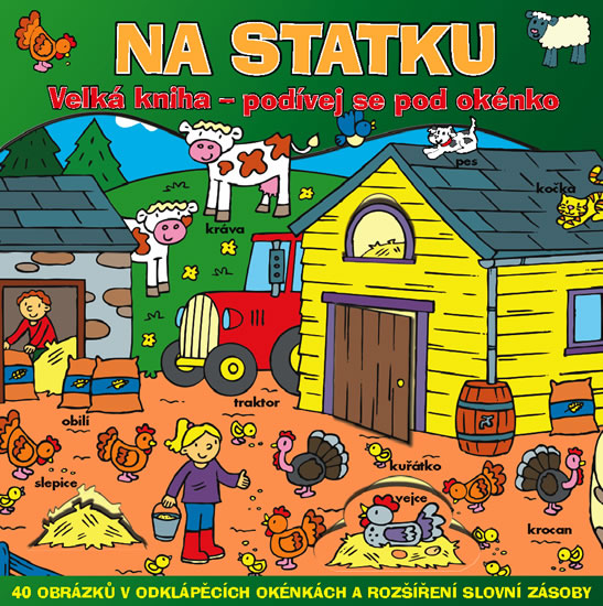 Obrázok Na statku – Velká kniha podívej se pod okénko