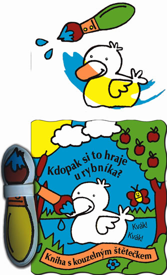 Obrázok Kdopak si to hraje u rybníka? – kniha s kouzelným štětečkem
