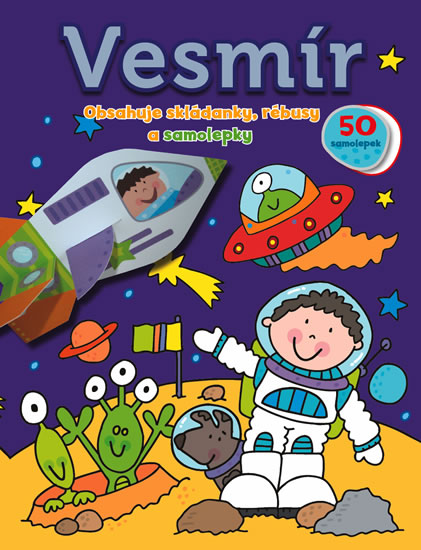 Obrázok Vesmír - Obsahuje skládanky, rébusy a samolepky