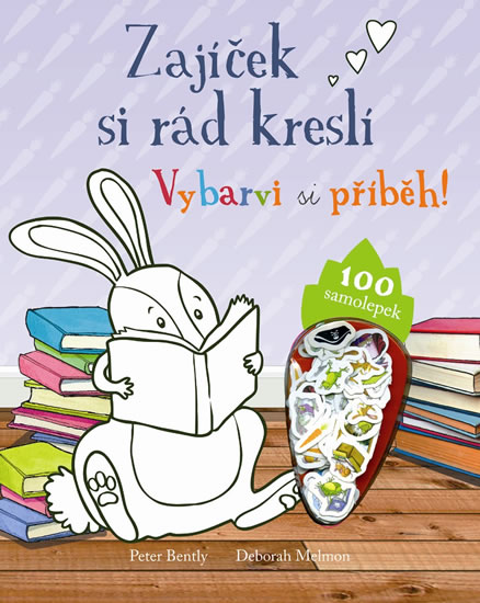 Obrázok Zajíček si rád kreslí - Vybarvi si příběh!