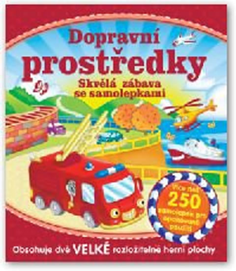Obrázok Dopravní prostředky - Skvělá zábava se samolepkami