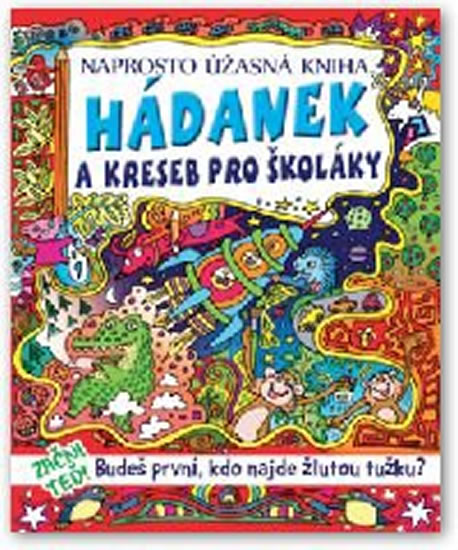 Obrázok Naprosto úžasná kniha hádanek a kreseb pro školáky