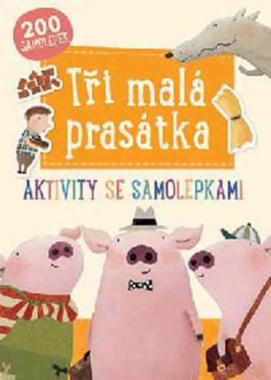 Obrázok Tři malá prasátka - Aktivity se samolepkami