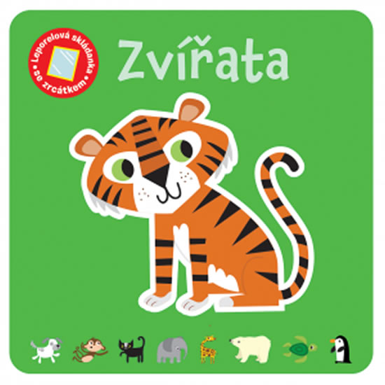 Obrázok Zvířata - Leporelová skládanka se zrcátkem