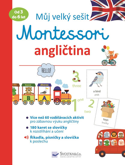Obrázok Můj velký sešit Montessori - Angličtina 3 až 6 let