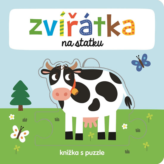Obrázok Zvířátka na statku - knížka s puzzle