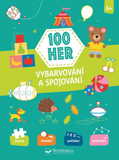 Obrázok 100 her - Vybarvování a spojování 3+