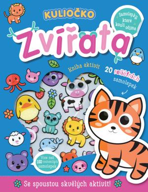Obrázok Kuliočko Zvířata 20 reliéfních samolepek