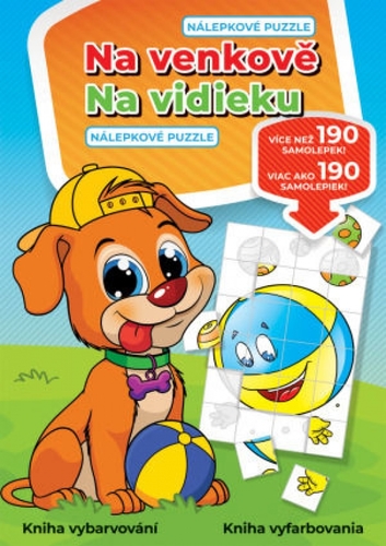 Obrázok Na vidieku - Nálepkové puzzle