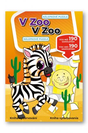 Obrázok V ZOO - Nálepkové puzzle / V ZOO - Nálepkové puzzle