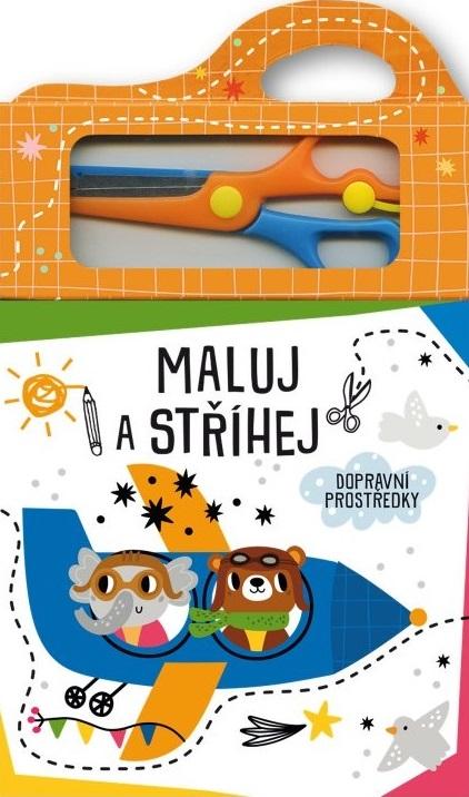 Obrázok Maluj a stříhej Dopravní prostředky