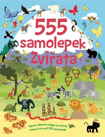 Obrázok 555 samolepek Zvířata