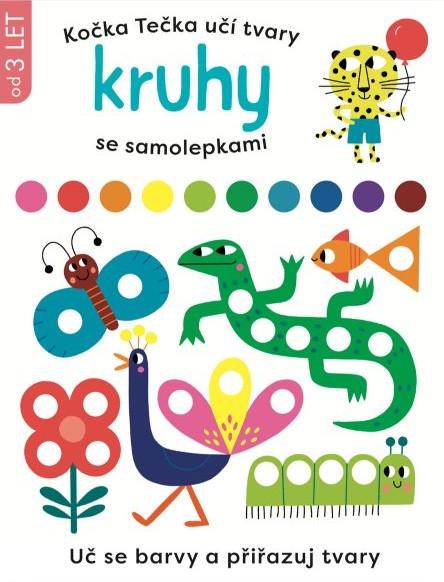 Obrázok Kočka Tečka učí tvary Kruhy se samolepkami