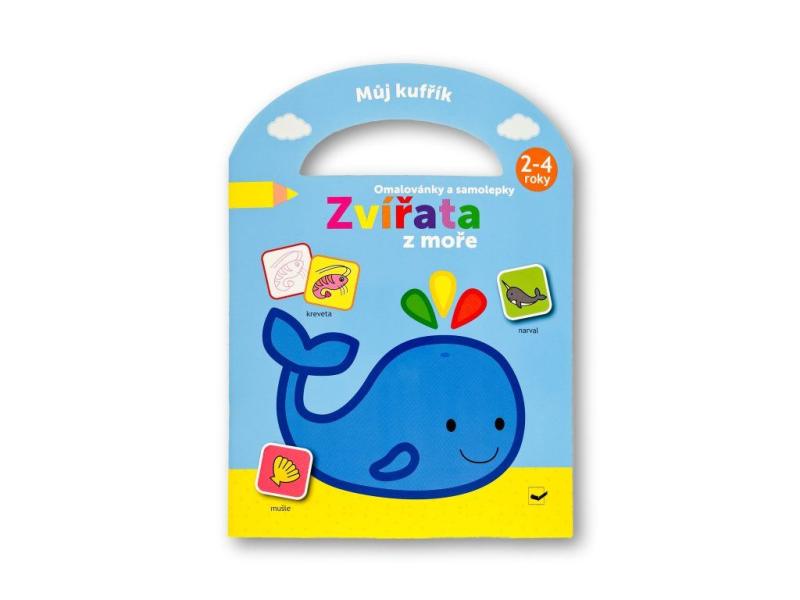 Obrázok Můj kufřík Omalovánky a samolepky Zvířata z moře