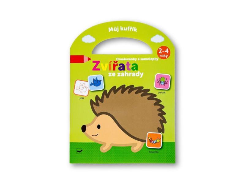 Obrázok Můj kufřík Omalovánky a samolepky Zvířata ze zahrady