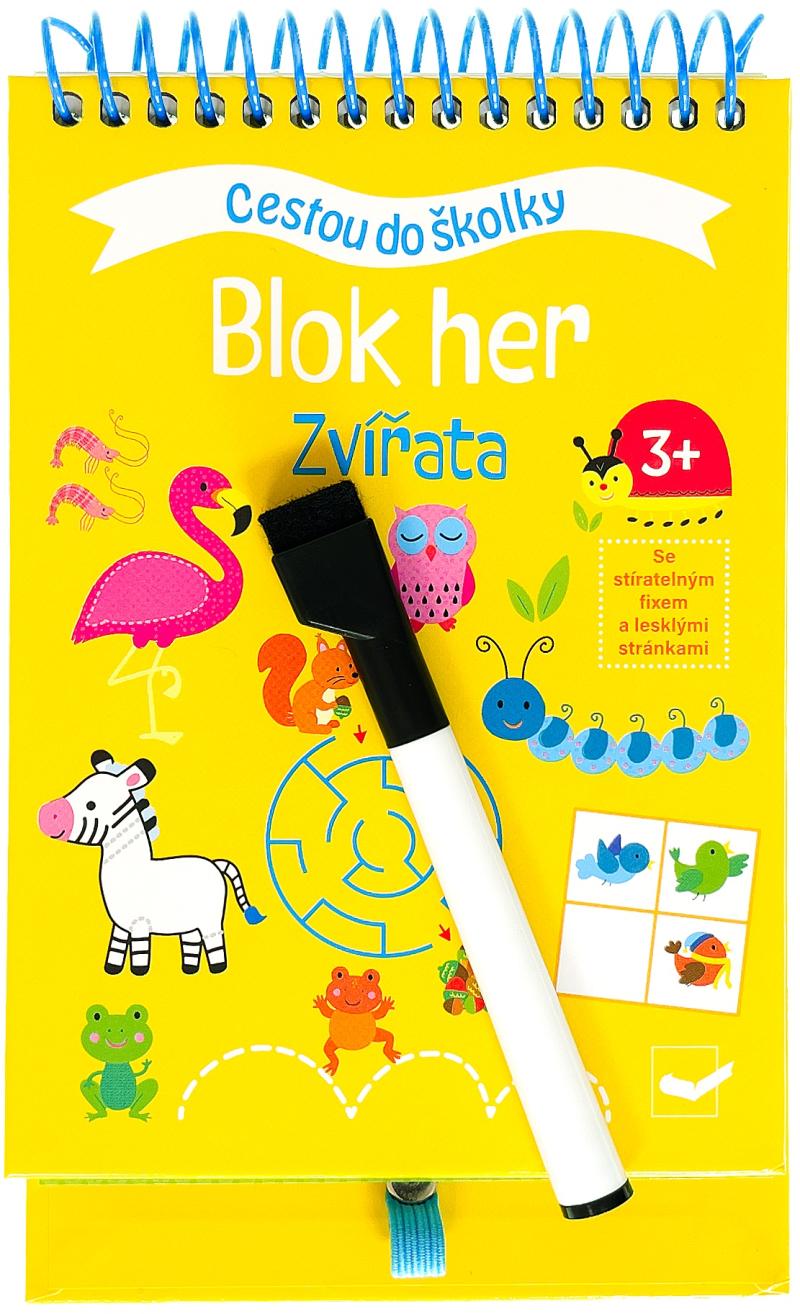 Obrázok Cestou do školky Blok her Zvířata 3+