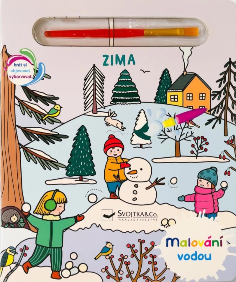Obrázok Malování vodou Zima