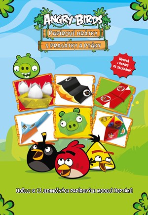 Obrázok Angry Birds Papírové hrátky s prasátky a ptáky