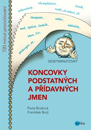 Obrázok DESETIMINUTOVKY. Koncovky podstatných a přídavných jmen