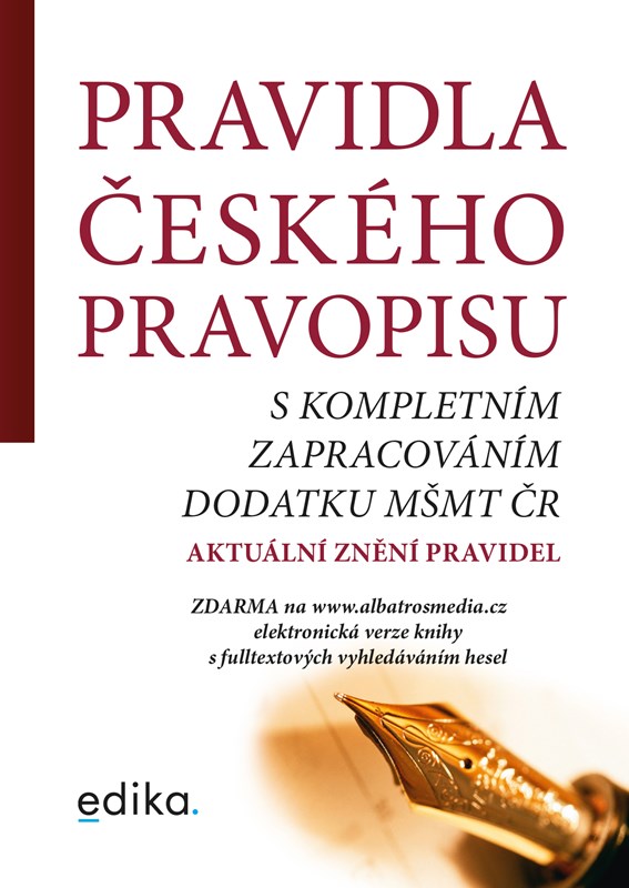 Obrazok Pravidla českého pravopisu