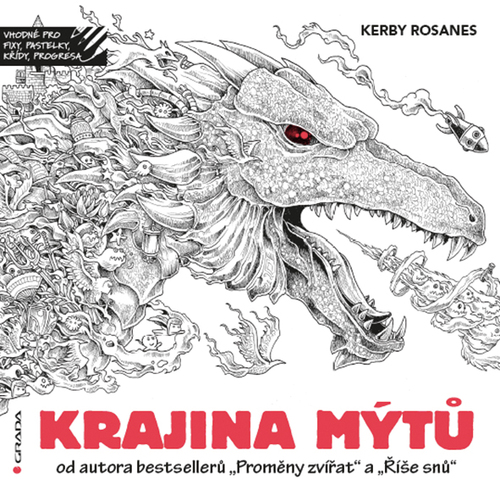 Obrázok Krajina mýtů - Antistresové omalovánky