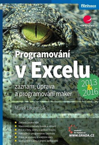 Obrázok Programování v Excelu 2013 a 2016 - Záznam, úprava a programování maker