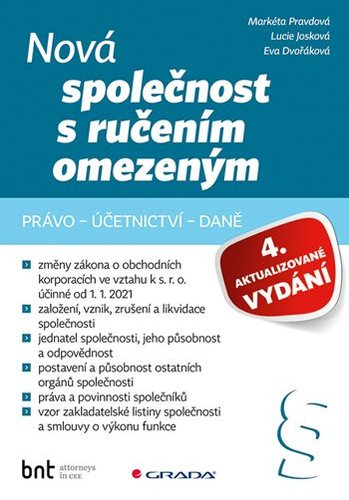 Obrázok Nová společnost s ručením omezeným - 4. aktualizované vydání