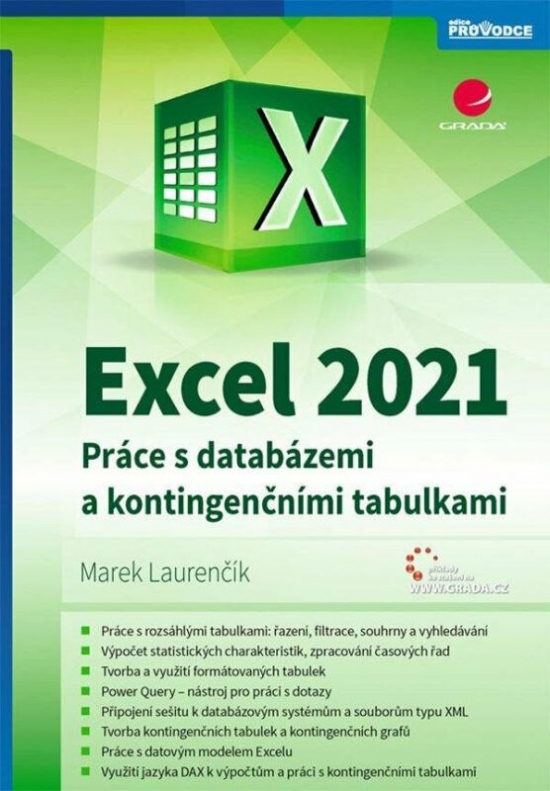 Obrázok Excel 2021 - Práce s databázemi a kontingenčními tabulkami