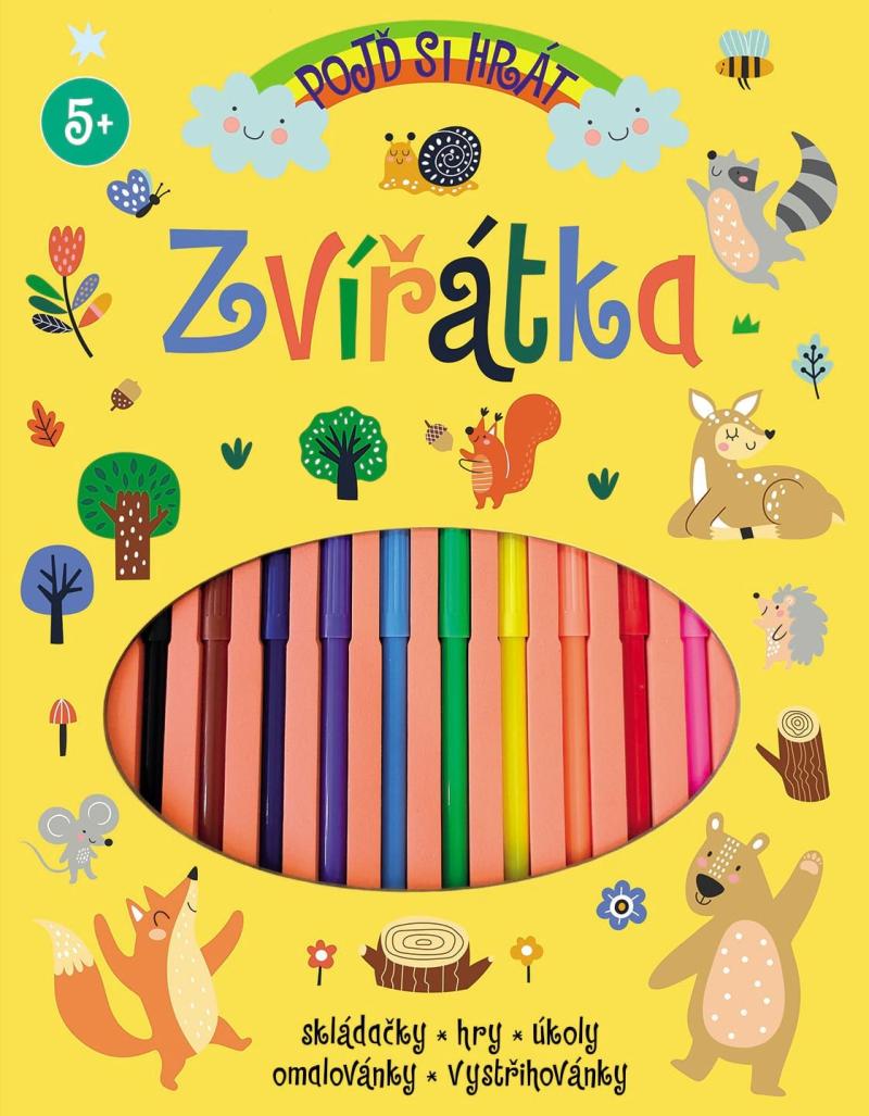 Obrázok Pojď si hrát Zvířátka - Skládačky, hry, úkoly, omalovánky, vystřihovánky