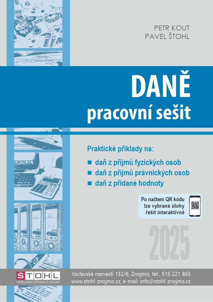 Obrázok Daně - pracovní sešit 2025