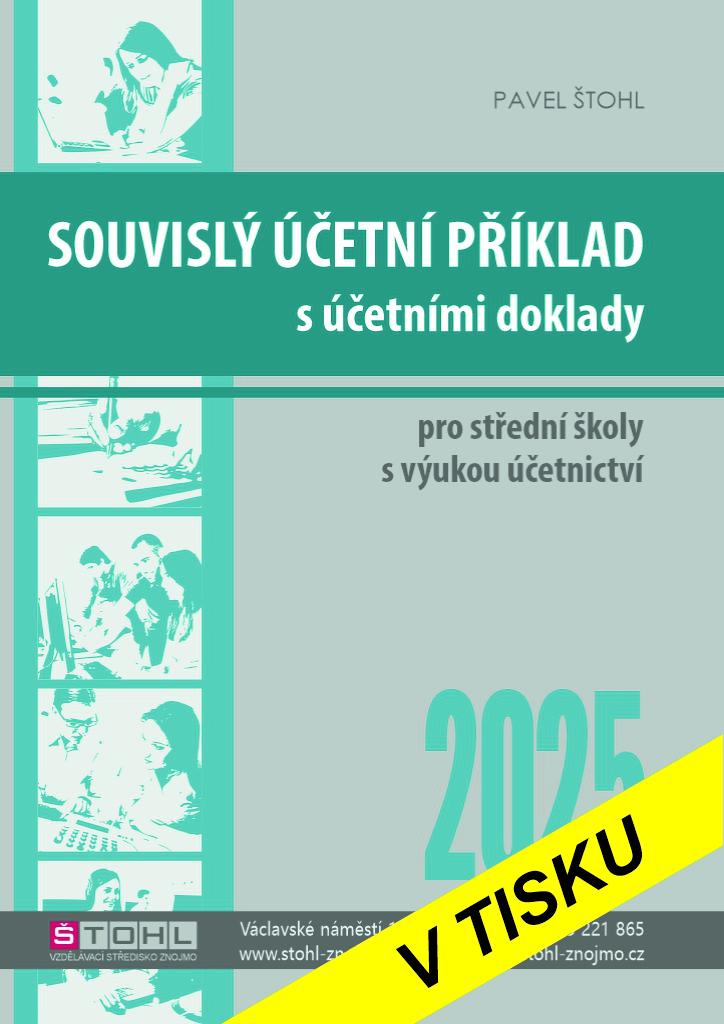 Obrázok Souvislý účetní příklad s účetními doklady 2025