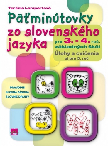 Obrázok Päťminútovky zo slovenského jazyka pre 3. a 4.  ročník základných škôl