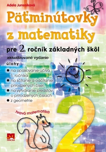 Obrázok Päťminútovky z matematiky pre 2. ročník základných škôl