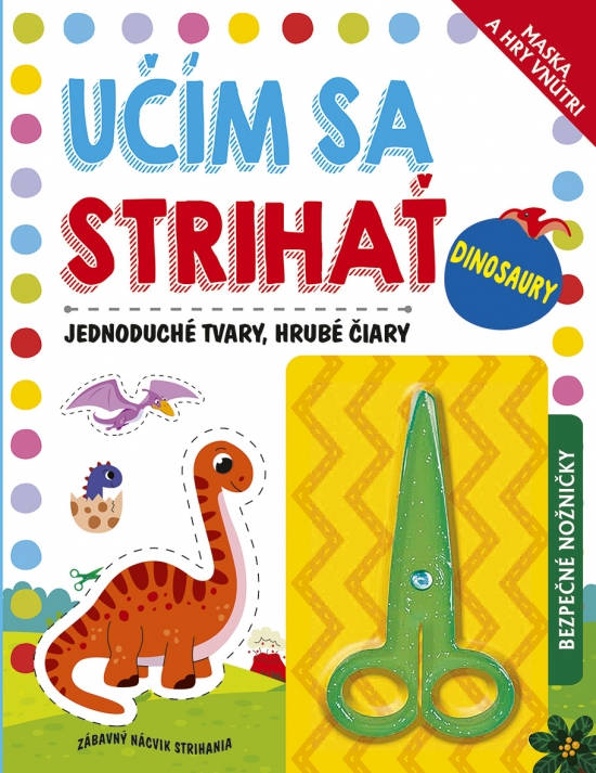 Obrázok Učím sa strihať: Dinosaury