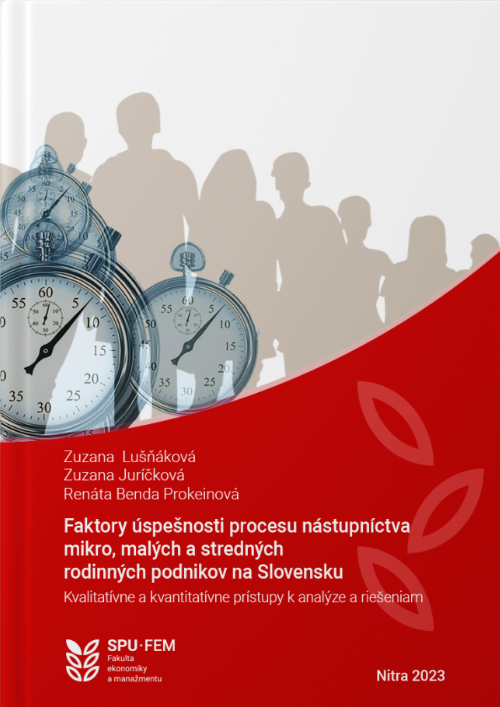 Obrazok Faktory úspešnosti procesu nástupníctva mikro, malých a stredných rodinných podnikov na Slovensku