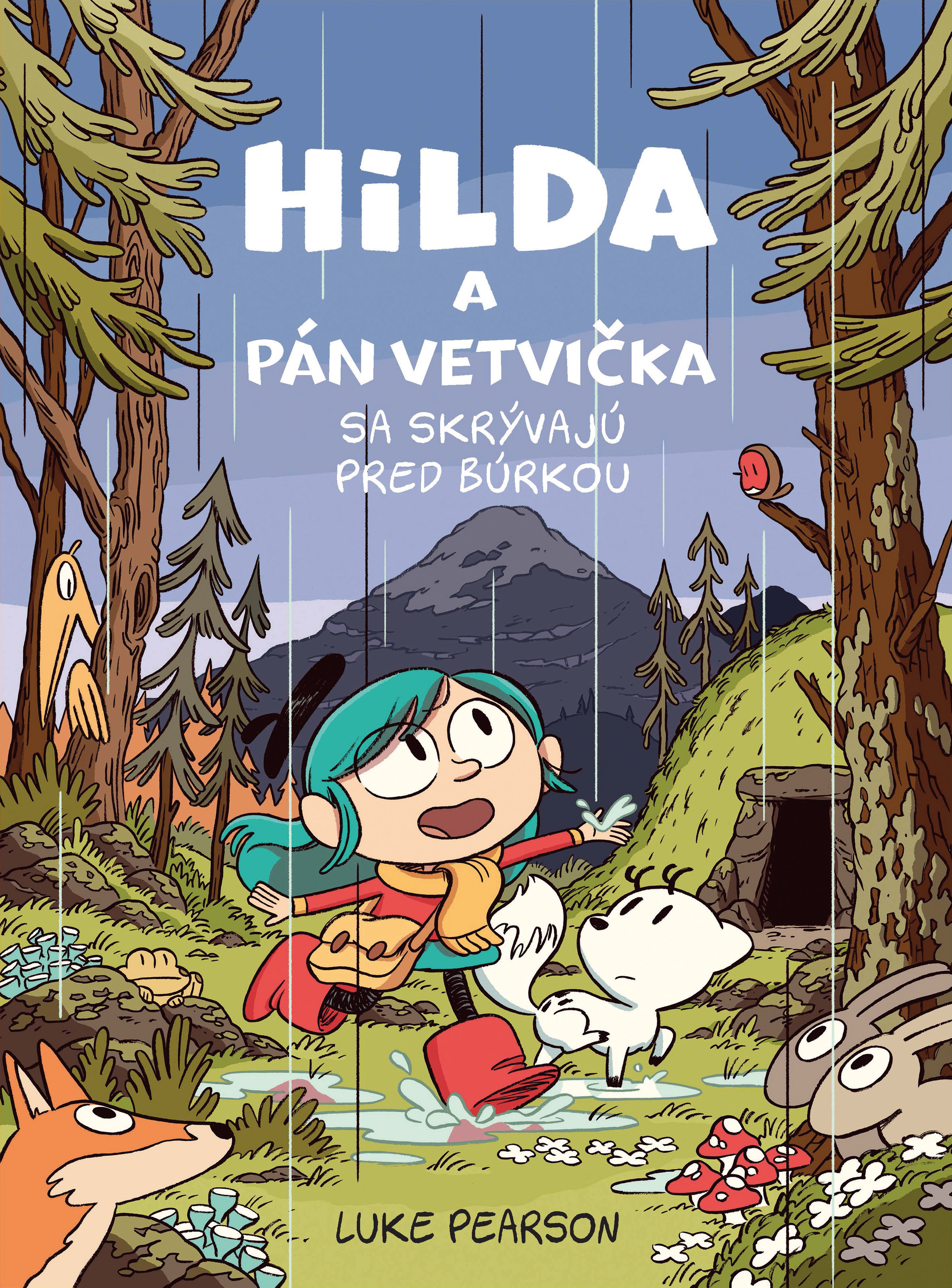 Obrázok Hilda a Pán Vetvička sa skrývajú pred búrkou (1.)