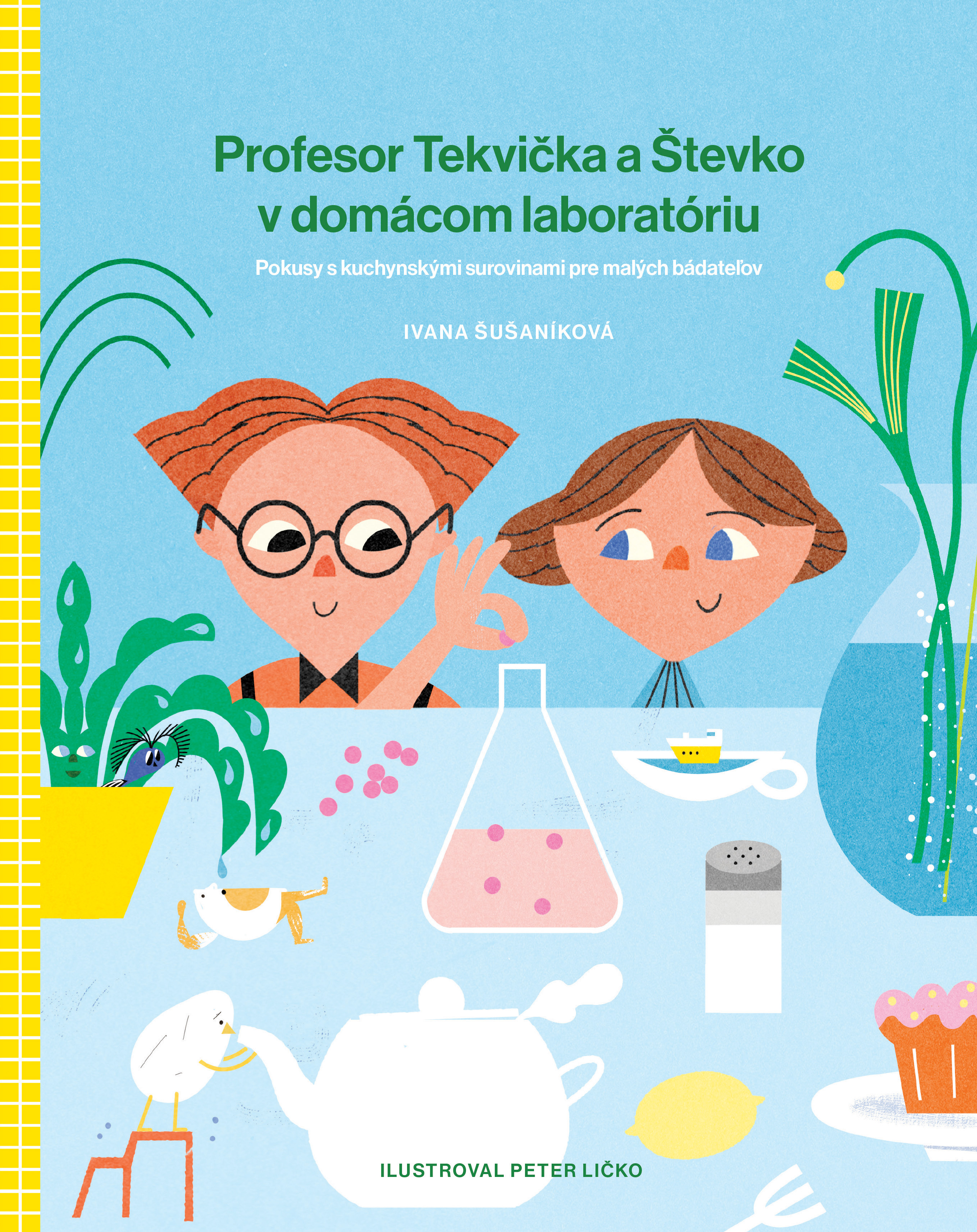 Obrazok Profesor Tekvička a Števko v domácom laboratóriu