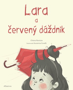 Obrázok Lara a červený dáždnik