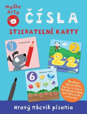 Obrázok Myška Arty Čísla– stierateľné karty