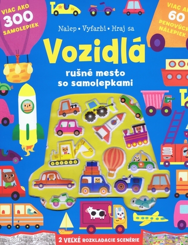Obrázok Vozidlá rušné mesto so samolepkami