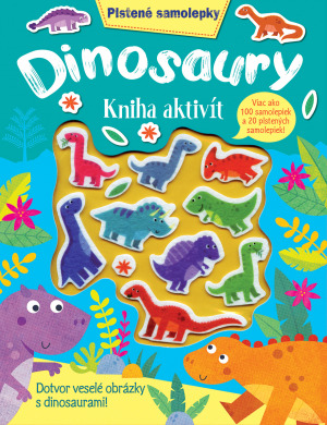 Obrázok Dinosaury kniha aktivít - Plstené samolepky