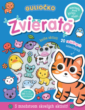 Obrázok Guliočko Zvieratá 20 reliéfnych samolepiek