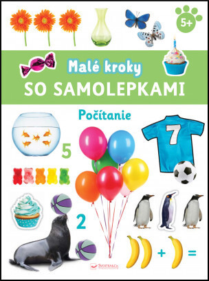 Obrázok Počítanie  Malé kroky so samolepkami 5+